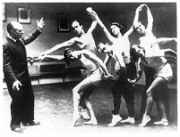 Rudolf Von Laban and his dance students, approximately early 1940's